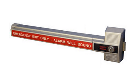 Panic bars that have alarm functions