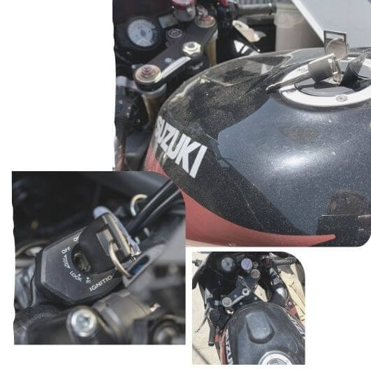 Suzuki Motorcycle Key – Short Blank Cut To Your Code (301-499)