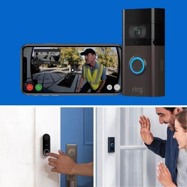 Install camera hot sale doorbell