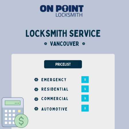 Locksmith Price List Vancouver